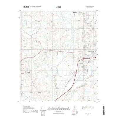 2020 Map of Laurel West, 2020 Print