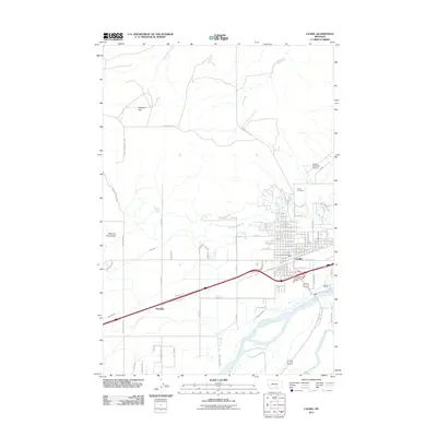 2011 Map of Laurel, 2011 Print