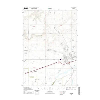 2014 Map of Laurel, 2014 Print