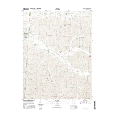2016 Map of Laurelville, 2016 Print