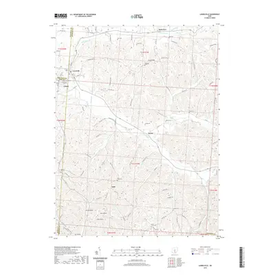 2019 Map of Laurelville, 2019 Print