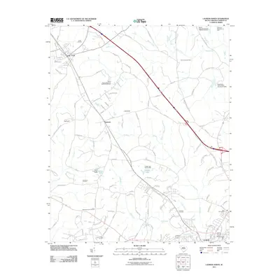 2011 Map of Laurens North, 2011 Print