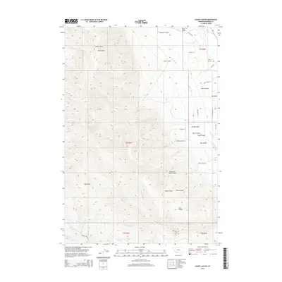 2014 Map of Laurin Canyon, 2014 Print