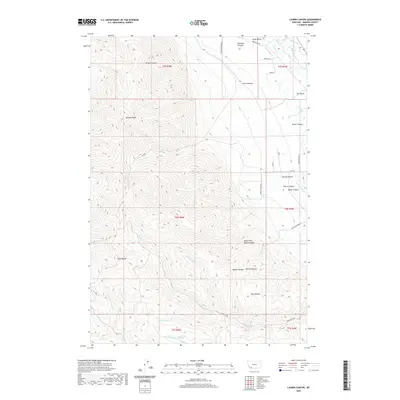 2020 Map of Laurin Canyon, 2020 Print