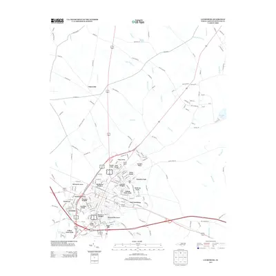 2013 Map of Laurinburg, 2013 Print