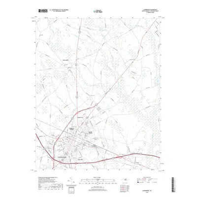 2019 Map of Laurinburg, 2019 Print