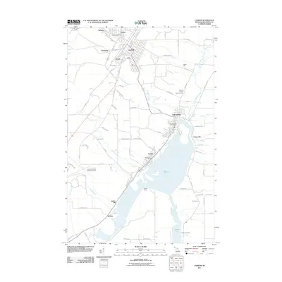 2011 Map of Laurium, 2011 Print
