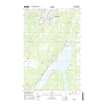 2017 Map of Laurium, 2017 Print