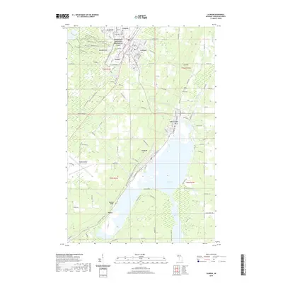 2019 Map of Laurium, 2019 Print