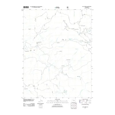 2011 Map of Lava Creek, 2011 Print