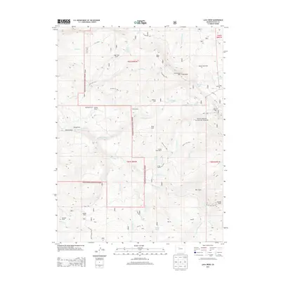 2013 Map of Lava Creek, 2013 Print