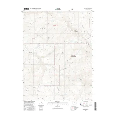 2016 Map of Lava Creek, 2016 Print