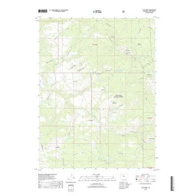 2019 Map of Lava Creek, 2019 Print