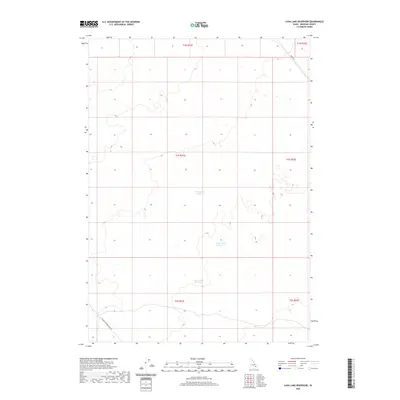 2020 Map of Lava Lake Reservoir, 2020 Print