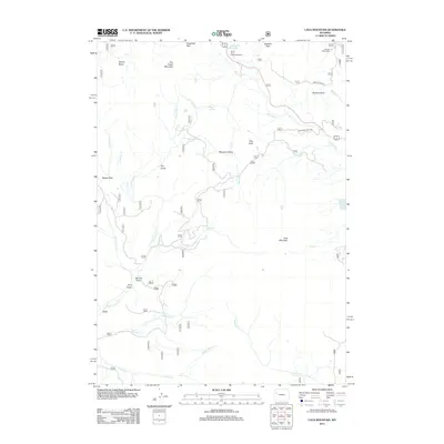 2012 Map of Lava Mountain, 2012 Print