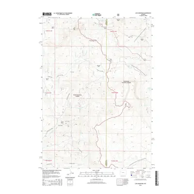 2015 Map of Lava Mountain, 2015 Print