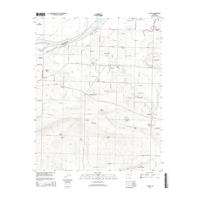 2014 Map of Lavaca, 2014 Print