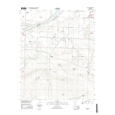 2017 Map of Lavaca, 2017 Print