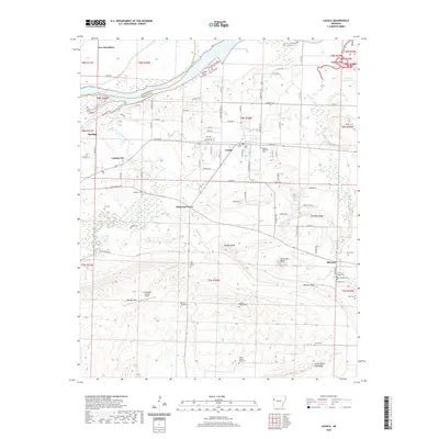 2020 Map of Lavaca, 2020 Print