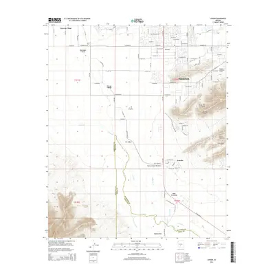 2014 Map of Laveen, 2014 Print