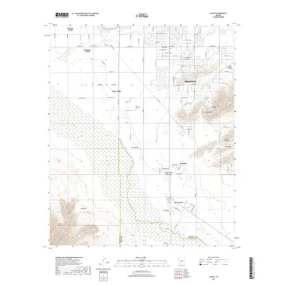 2018 Map of Laveen, 2018 Print