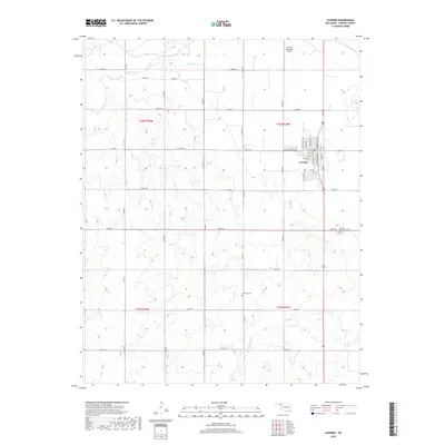 2018 Map of Laverne, 2018 Print