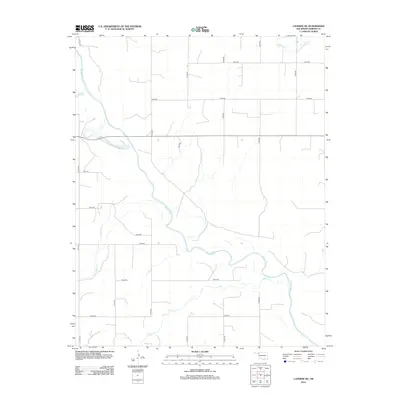 2012 Map of Laverne NE, 2012 Print