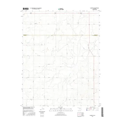 2016 Map of Laverne SW, 2016 Print