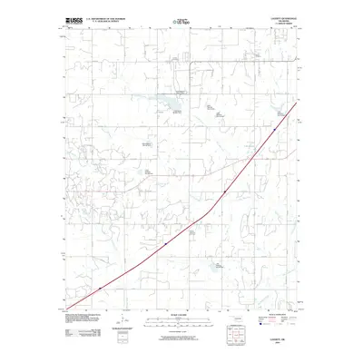 2009 Map of Laverty, 2009 Print