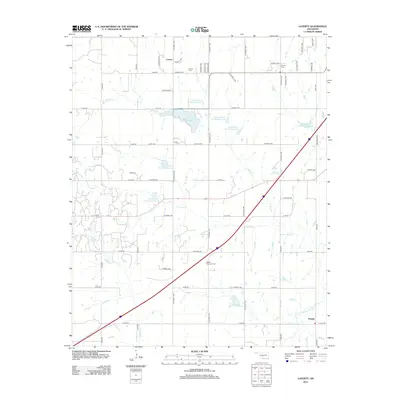 2012 Map of Laverty, 2012 Print