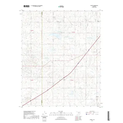 2018 Map of Laverty, 2018 Print