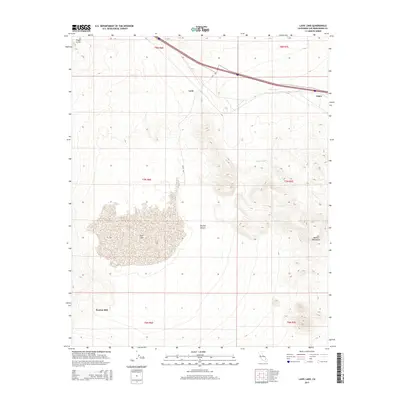2015 Map of Lavic Lake, 2015 Print