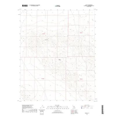 2018 Map of Lavic SE, 2018 Print