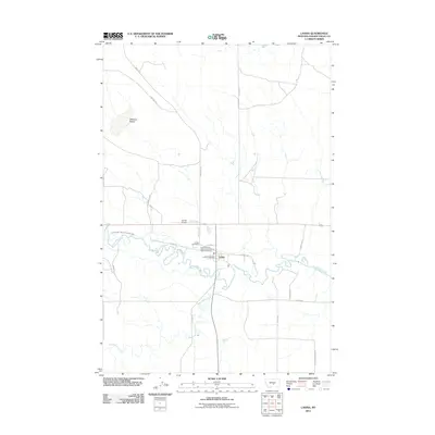 2011 Map of Lavina, 2011 Print