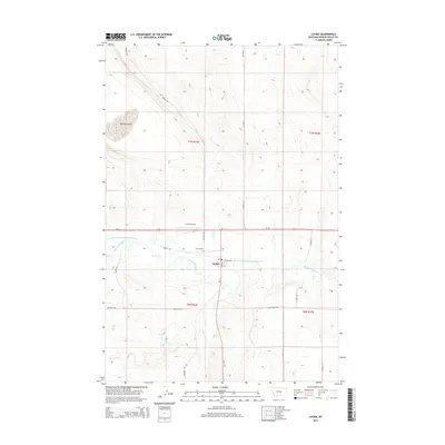 2014 Map of Lavina, 2014 Print
