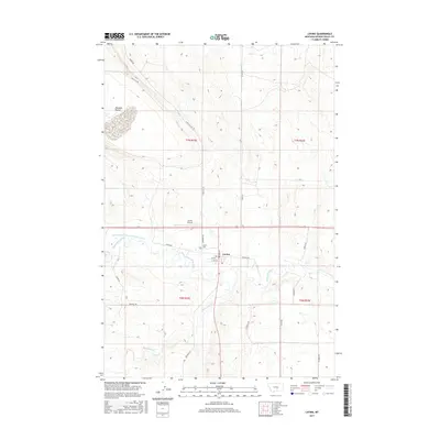2017 Map of Lavina, 2017 Print