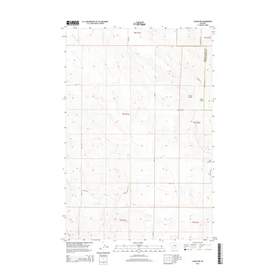 2014 Map of Lavina NW, 2014 Print