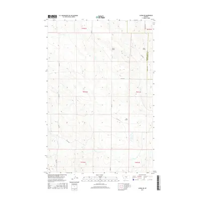 2017 Map of Lavina NW, 2017 Print