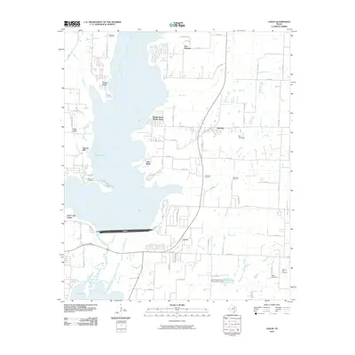 2010 Map of Lavon, 2010 Print