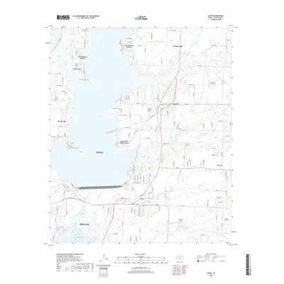 2019 Map of Lavon, 2019 Print