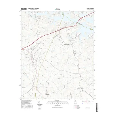 2017 Map of Lavonia, 2017 Print