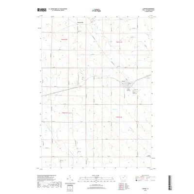 2018 Map of Lawler, 2018 Print