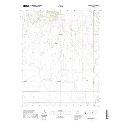 2023 Map of Lawrence Arroyo, 2023 Print