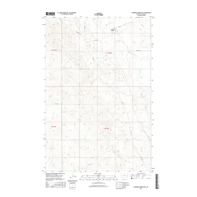 2017 Map of Lawrence Creek East, 2017 Print