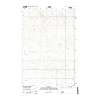 2014 Map of Lawrence Creek West, 2014 Print
