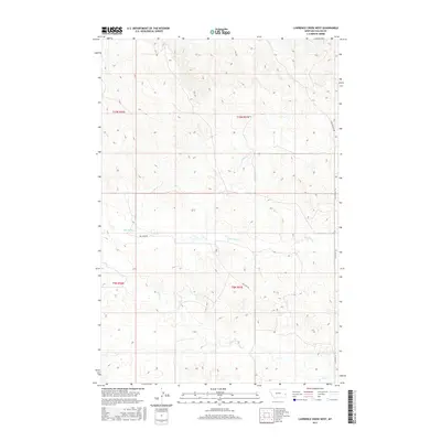 2017 Map of Lawrence Creek West, 2017 Print