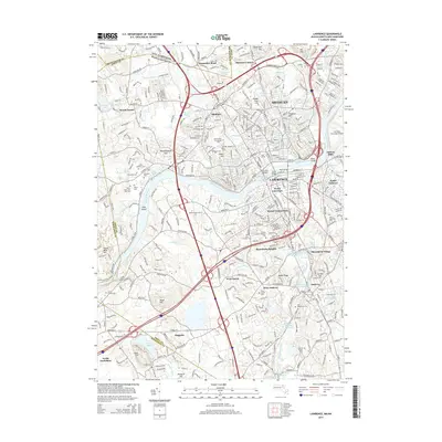 2015 Map of Lawrence, 2015 Print