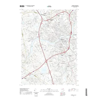 2018 Map of Lawrence, 2018 Print