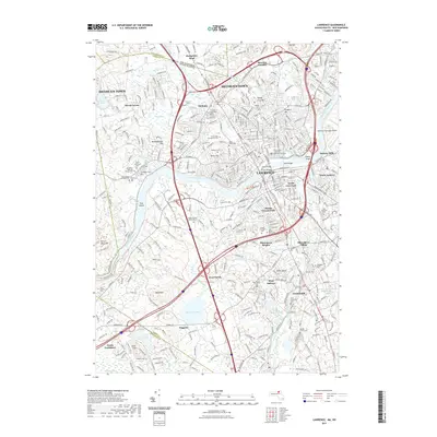 2021 Map of Lawrence, 2021 Print