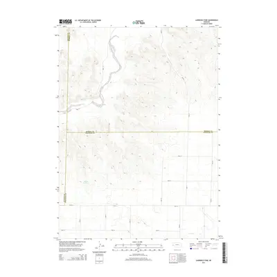 2014 Map of Lawrence Fork, 2014 Print
